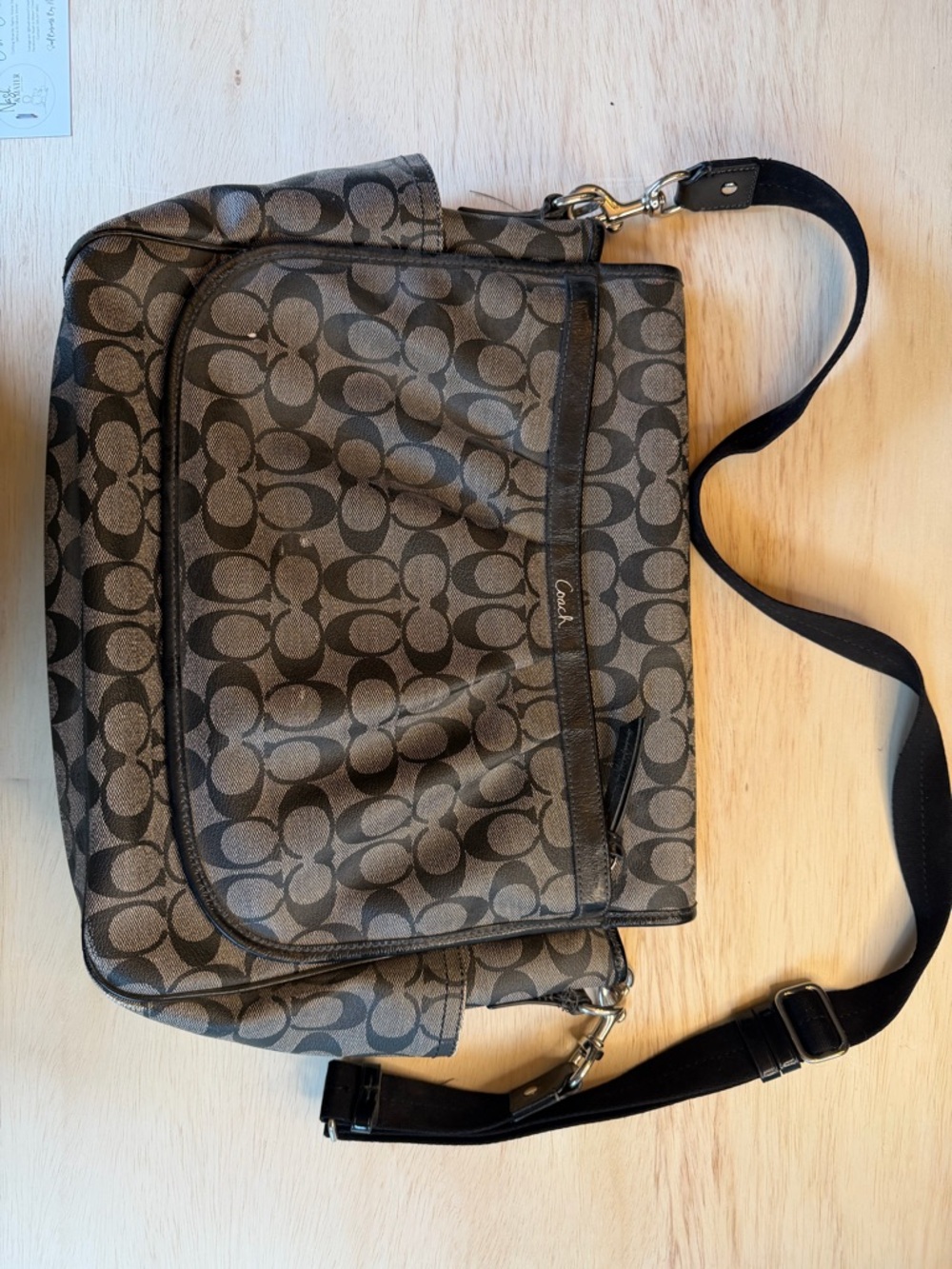 Coach Signature Messenger Bag
